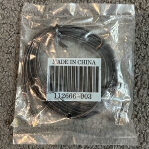 HP Compaq 112666-003 Armada Black Phone Cord Cable Jack New